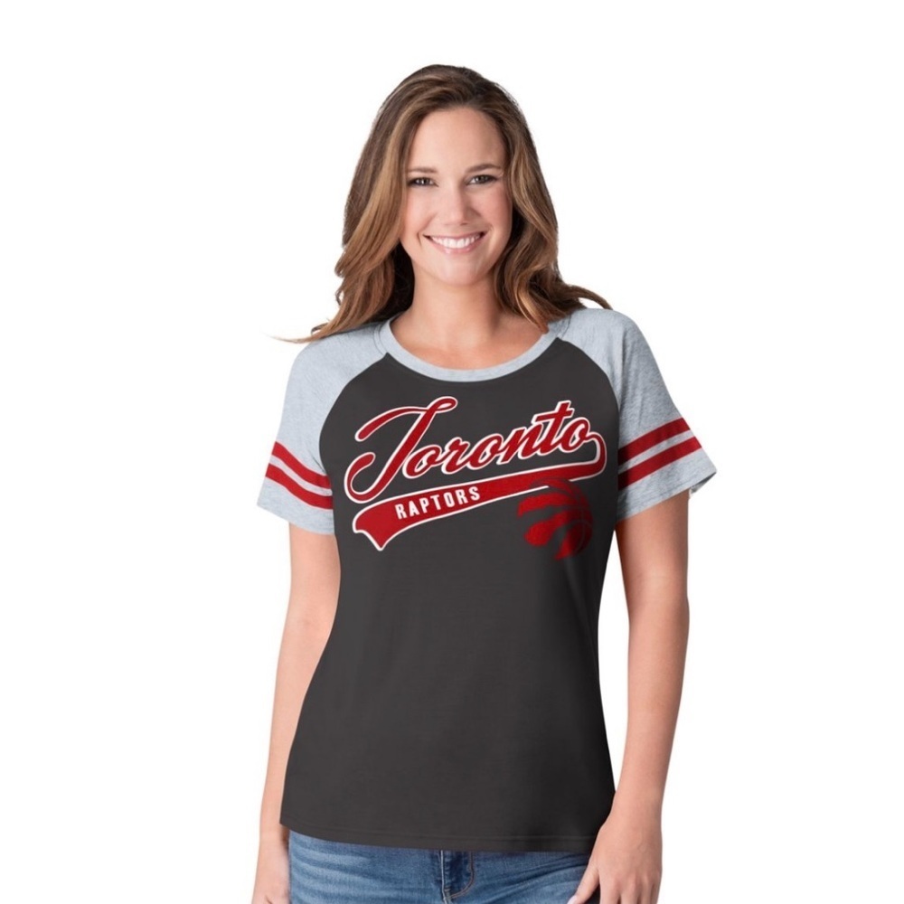 NWT Toronto Raptors G-III Women's Double Play T-Shirt